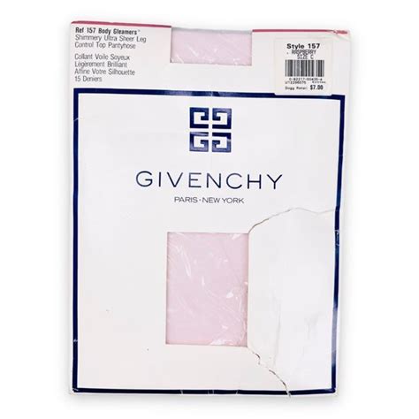 Vintage Givenchy Shimmer Sheer Pantyhose 